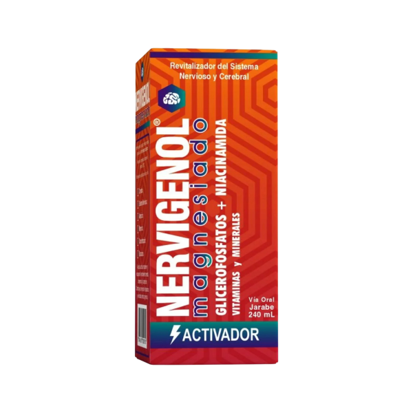 NERVIGENOL MAGNESIO 500 MG JARABE FRASCO X 240 ML