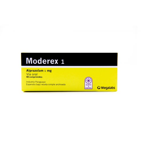 MODEREX 1MG COMP. CAJA X 40