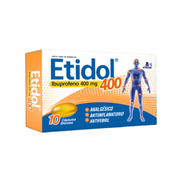 ETIDOL 400 MG CAJA X 10 CAPSULAS BLANDAS