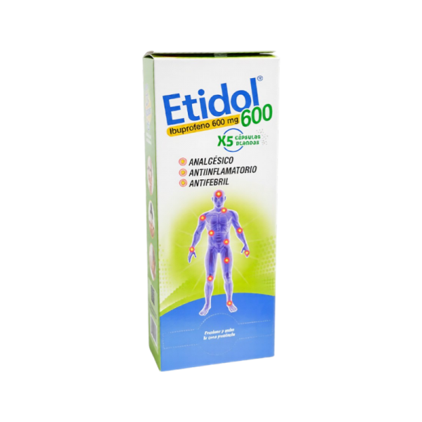 ETIDOL 600 MG TIRA X 5 CAPS