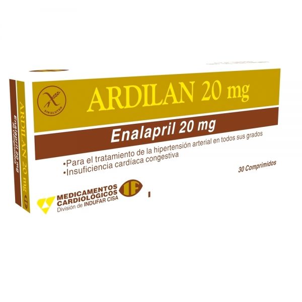 ARDILAN 20MG CO-RAN CAJA X 30