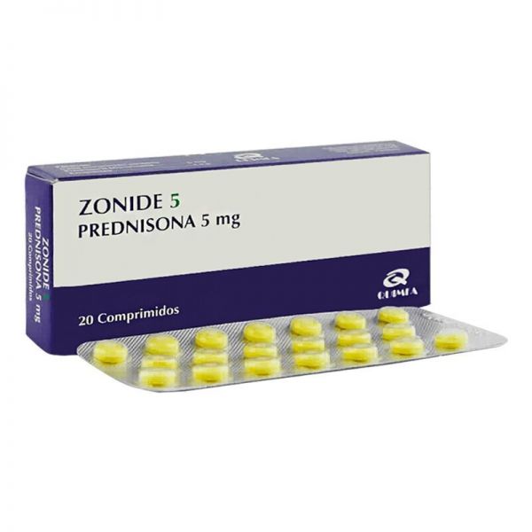 ZONIDE 5MG COMP. CAJA X 20