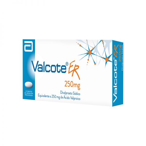 VALCOTE ER 250MG COMP. CAJA X 30