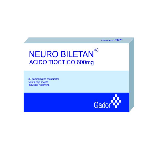 NEURO BILETAN 600MG COMP. CAJA X 30