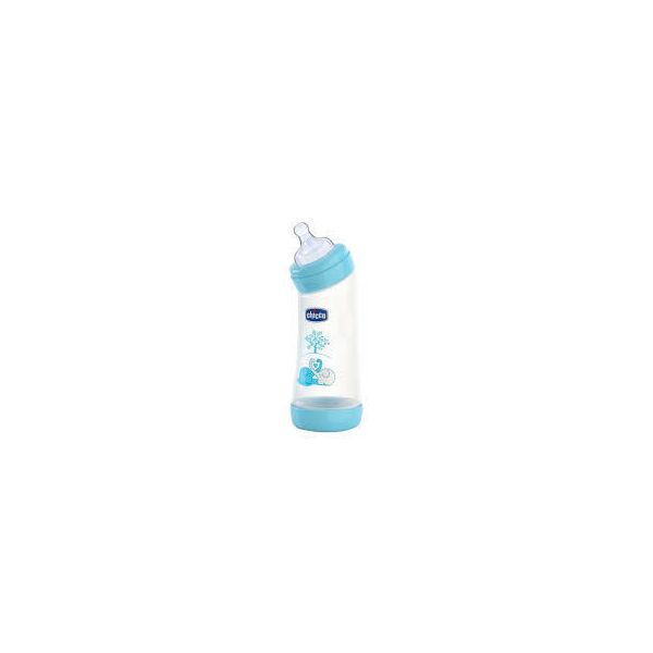 CHICCO BIBERON ANGULAR 250ML 0+AZUL