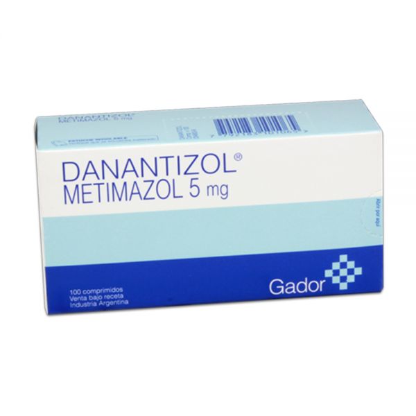 DANANTIZOL 5 5MG CO-RV CAJA X 100