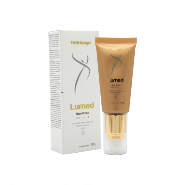LUMED BASE FLUIDA TONO CLARO GEL-D POMO X 40GR
