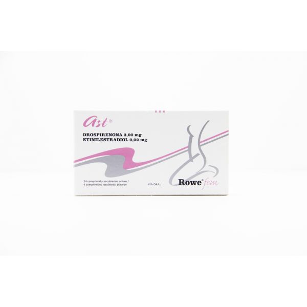 AST COMP. RECUB. ACTIVOS + COMP. RECUB. PLACEBO 3MG COMP. CAJA X 28