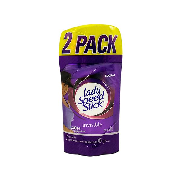 LADY SPEED DEO BARRA X 2 INVISIBLE FLORAL