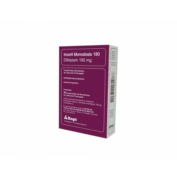 INCORIL MD 180MG COMP. CAJA X 30