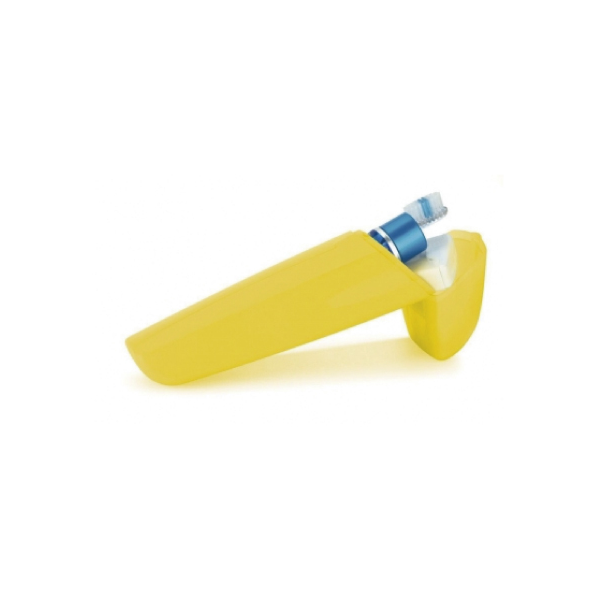 PORTA CEPILLO DE DIENTES AMARILLO