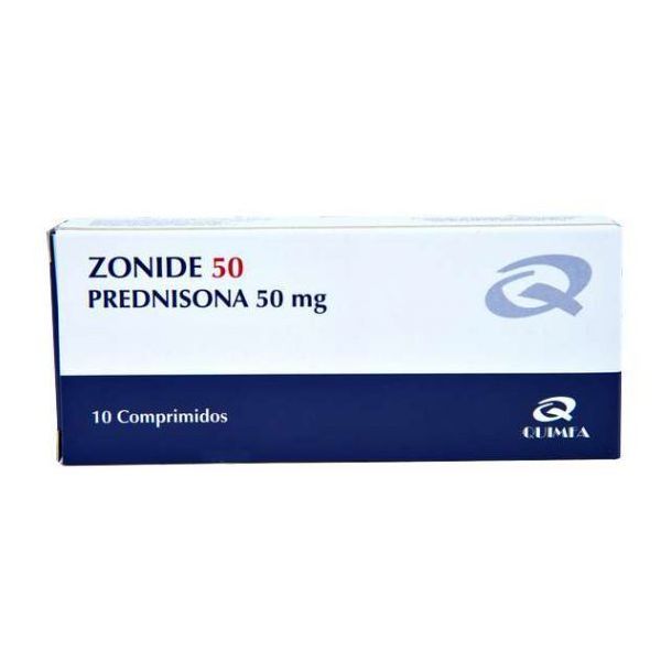 ZONIDE 50MG COMP. CAJA X 10