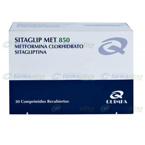 SITAGLIP MET 850 MG CAJA X 30 CAPSULAS