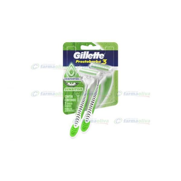 GILLETTE MAQ.PB3 SENS CARE X 2 R.7525