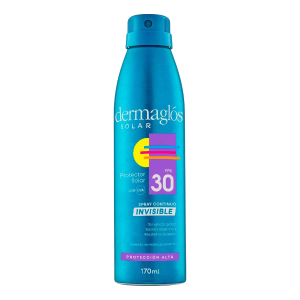 DERMAGLOS SOLAR FPS 30 INVISILE SPRAY