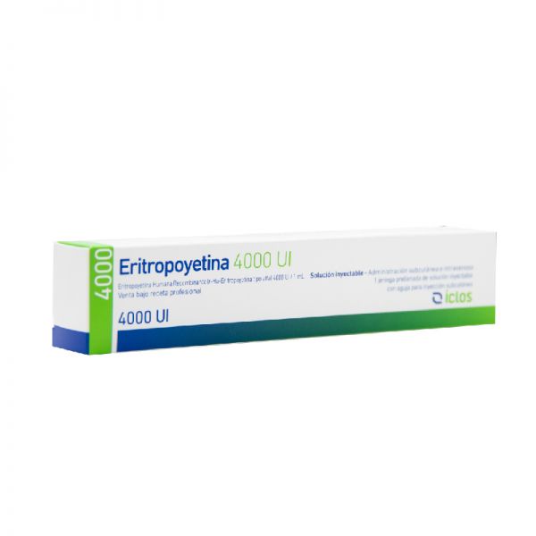 ERITROPOYETINA 4000UI ENDOV AMPOLLA X 1
