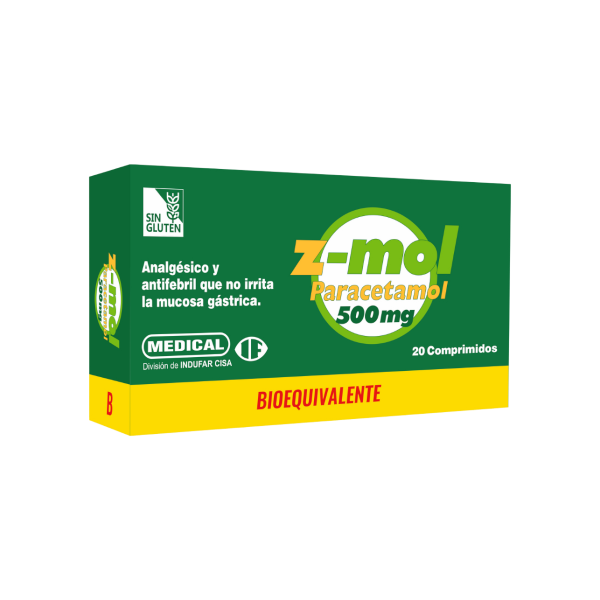 Z-MOL 500MG COMP. CAJA X 20
