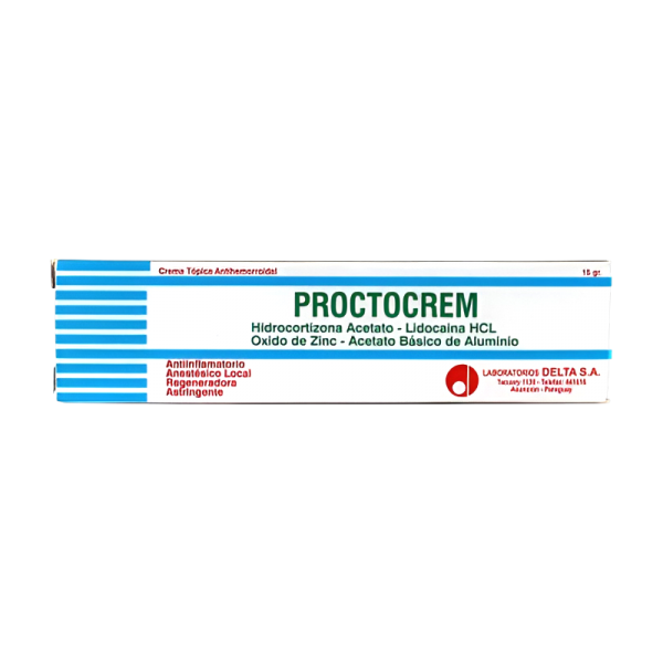 PROCTOCREM SIN CONCENTRACION CR-DR ENVASE X 15GR