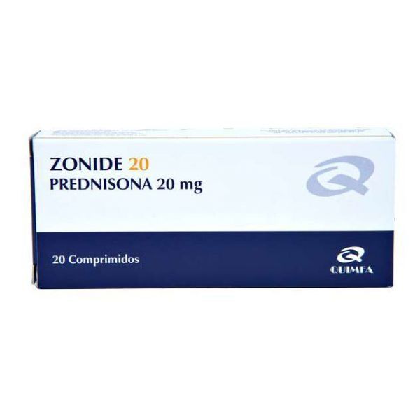 ZONIDE 20MG COMP. CAJA X 20