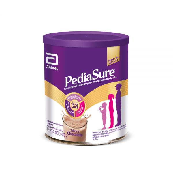 PEDIASURE COMPLETE SP-OR FRASCO X 400GR SB CHOCOLATE