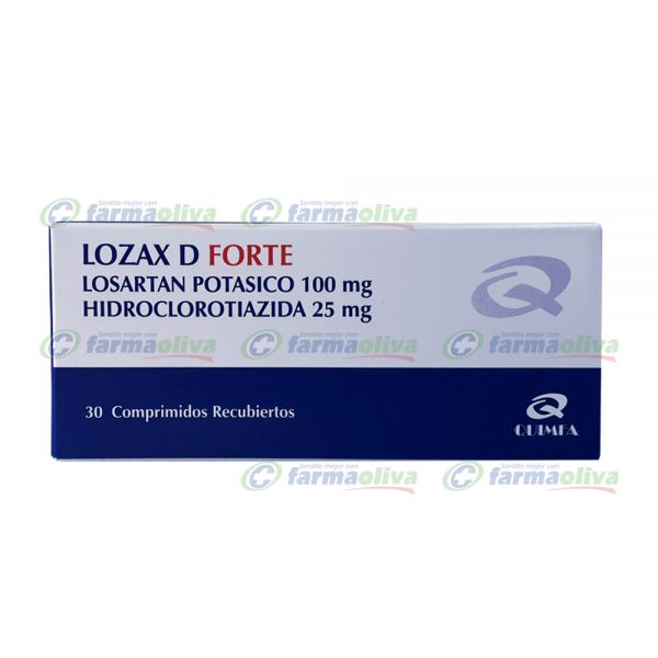 LOZAX D FORTE CO-RV CAJA X 30
