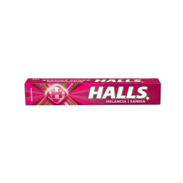 HALLS CARAMELOS SABOR SANDIA 28 G