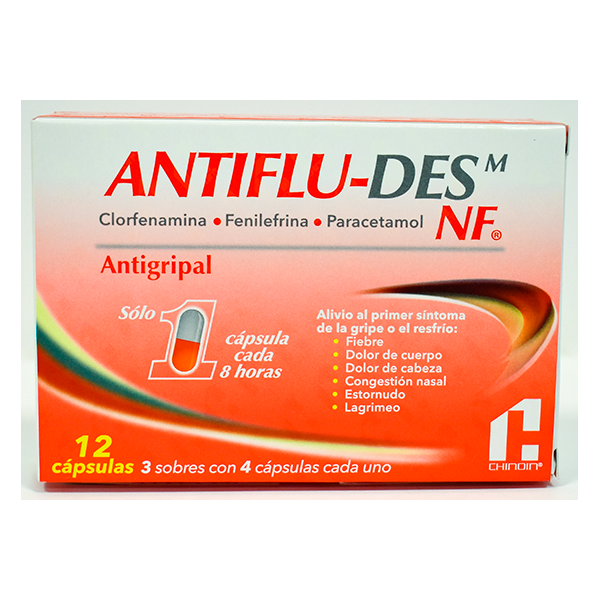 ANTIFLU-DES NF 12 CAPSULAS