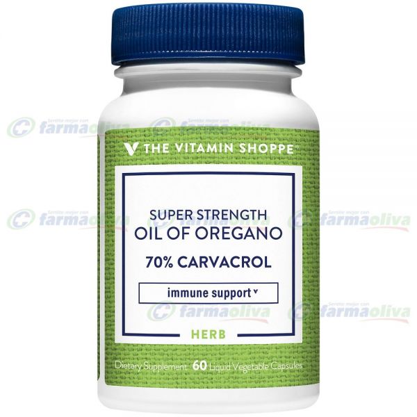 Vitamin S. Super oil of oregano x 60 capsulas.