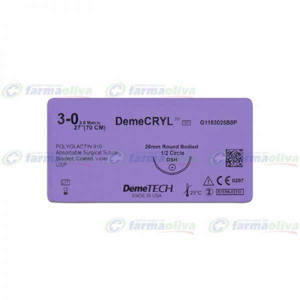 VICRYL DEMECRYL 3-0 DSHDPM