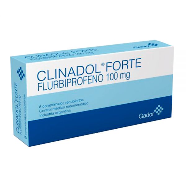 CLINADOL FORTE 100MG CO-RV CAJA X 8