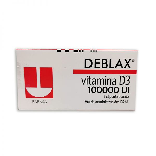 DEBLAX 100000UI CAJA X 1 CAPSULA