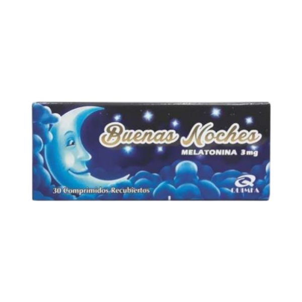 BUENAS NOCHES 3 MG CAJA X 30 COMPRIMIDOS
