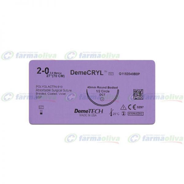 VICRYL DEMECRYL 2-0/DCT OG (DPM)
