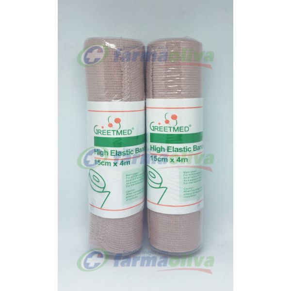 Venda elastica de 15 cm color natural sumed