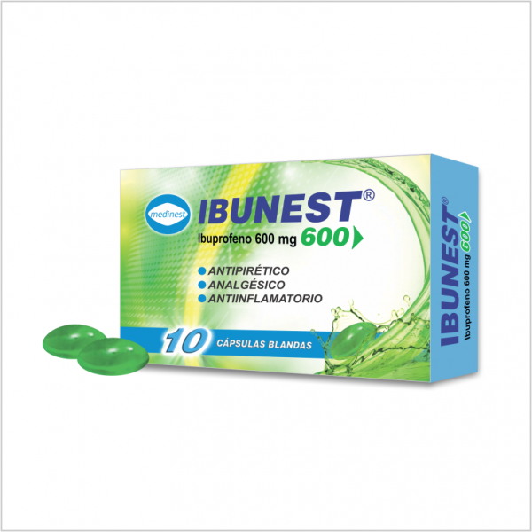 IBUNEST 600MG CAPS CAJA X 10