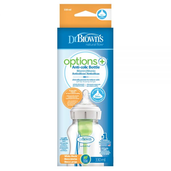 DR BROWNS BIBERON DE BOCA ANCHA OPTIONS N2 330ML