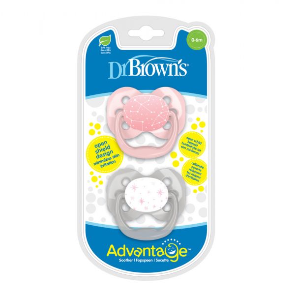 DR BROWNS CHUPETE ADVANTAGE 0M ROSA