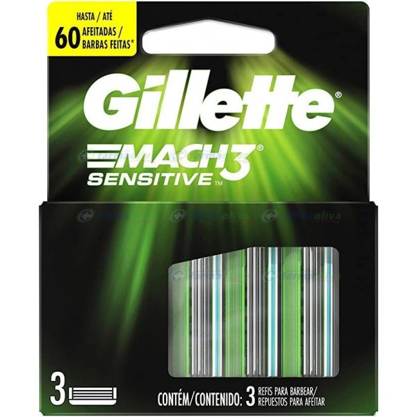 GILLETTE MACH 3 SENSITI RESP X3 UNI
