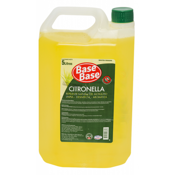 CITRONELA + BACTERICIDA X 5 LITROS (BASE BASE)