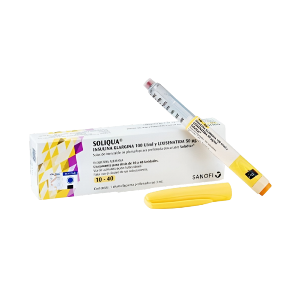 SOLIQUA 10/40MG ENDOV JERINGA PRELLENADA X 3ML