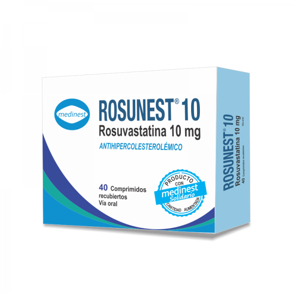 ROSUNEST 10 MG CAJA X 40 COMPRIMIDOS