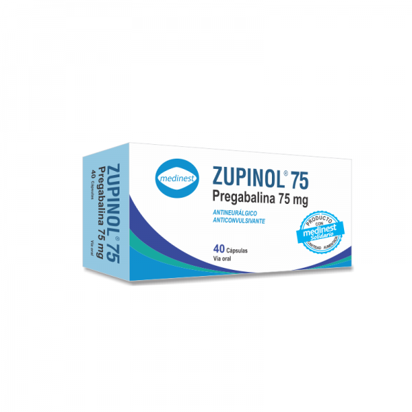 ZUPINOL 75MG CAPS CAJA X 40