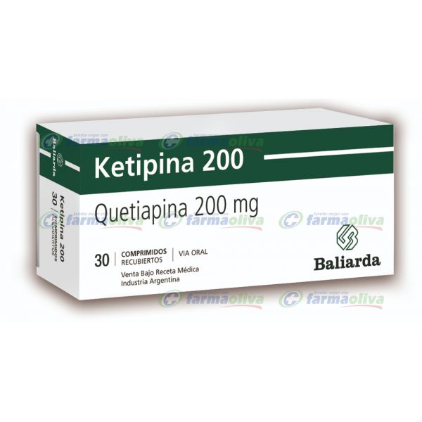 Ketipina 200 Mg. X 30 Comp.