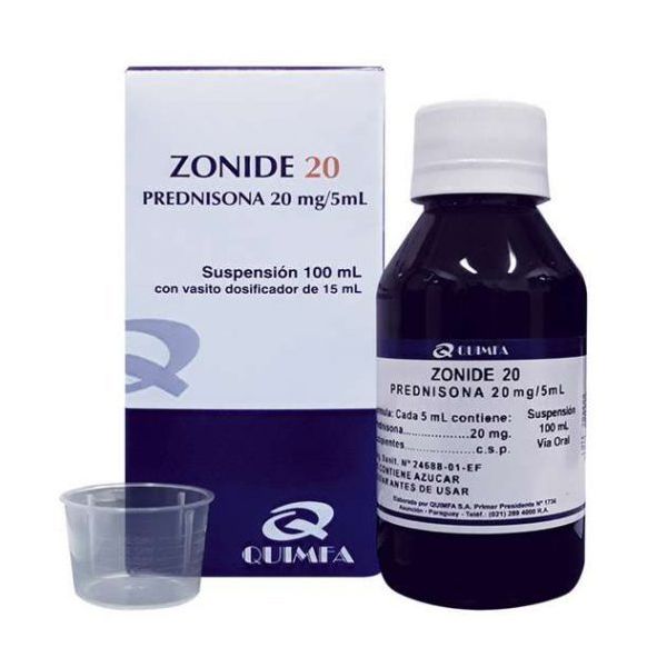 ZONIDE 20MG SP-OR FRASCO X 100ML
