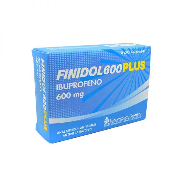 FINIDOL PLUS 600 MG CAJA X 20 CAPSULAS BLANDAS