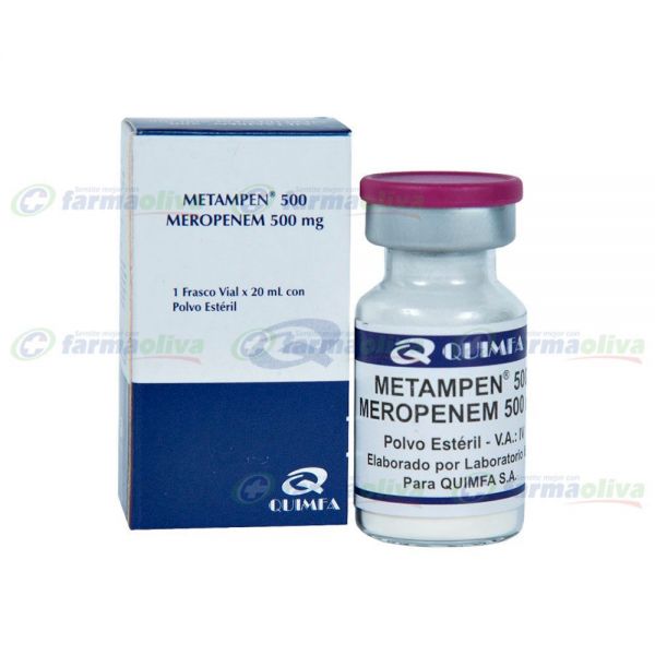 METAMPEM 500MG X 1 AMPOLLA.