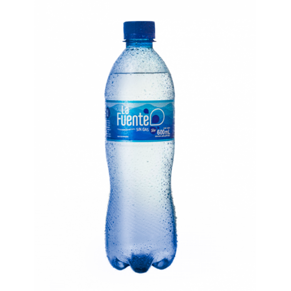 AGUA LA FUENTE SIN GAS 600 ML. X 6