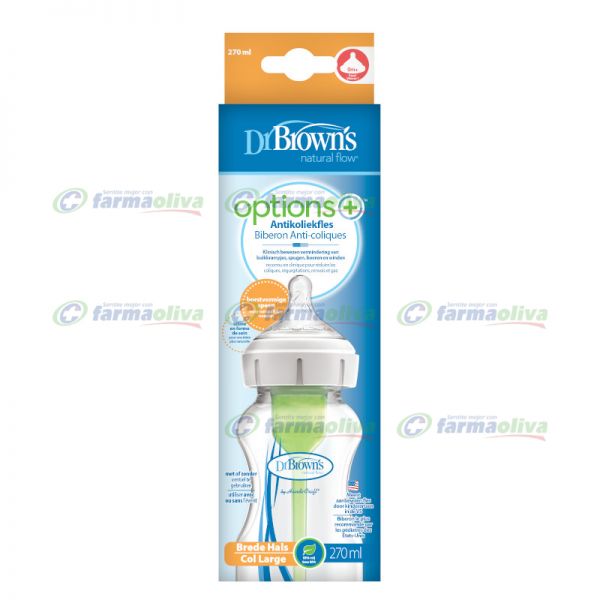 DR BROWNS BIBERON DE BOCA ANCHA OPTIONS 270ML
