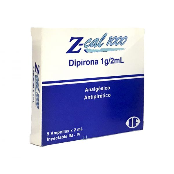 Z CAL 1.000 INYECTABLE X 2 ML (5)