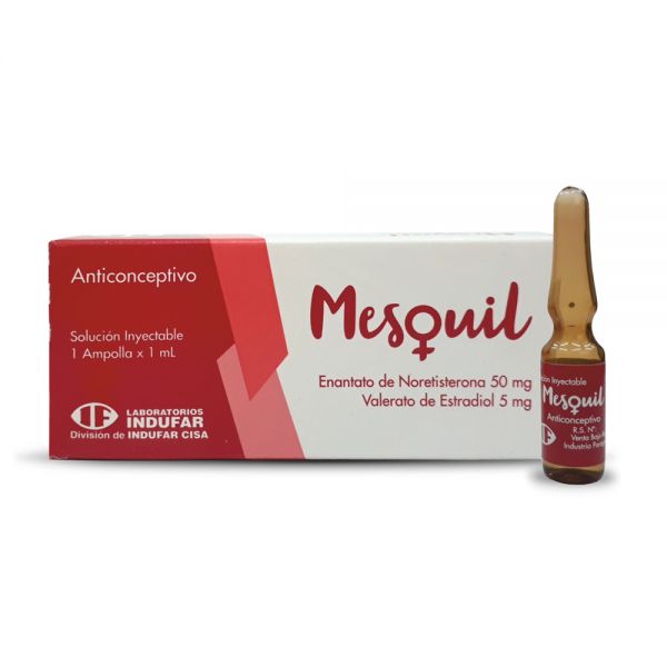 MESQUIL 50MG INTR. AMPOLLA X 1ML